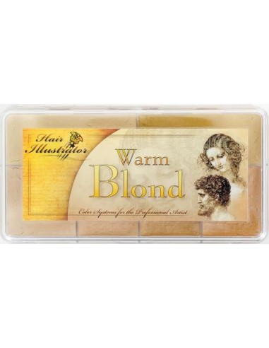 Hair Illustrator Warm Blonde Palette