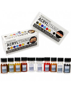AcrylStains Character kit 8 colori protesi dentali oculari effetti speciali 2