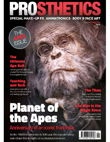 Prosthetics Magazine Nº11 revista FX prótesis cine TV Neill Gorton tutoriales