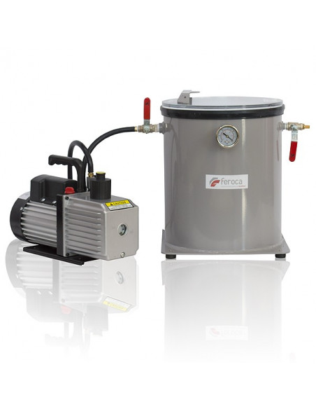 Komplettes Vakuumsystem zum Entgasen