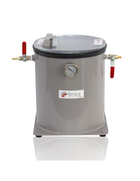 Campana del vuoto 26 litri degassificazione siliconi e resine laboratorio