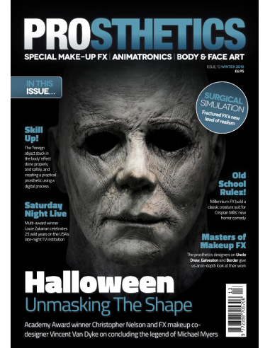 Prosthetics Magazine Nº13 revista prótesis maquillaje FX cine Neill Gorton