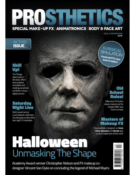 Prosthetics Magazine Nº13 revista prótesis maquillaje FX cine Neill Gorton