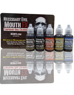 Mouth FX temporary oral makeup kit 5 colors special effects vegan 2