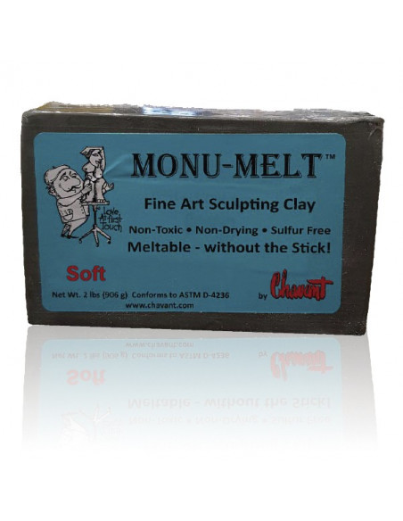 Monu-Melt di Chavant Soft (Durezza morbida) – Plastilina Professionale per Modellare