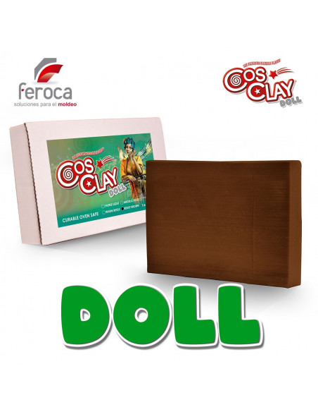 Cosclay Doll Beaut Brown – Flexible Polymerton