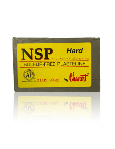 Chavant Hard plastilina profissional dureza alta verde livre de enxofre