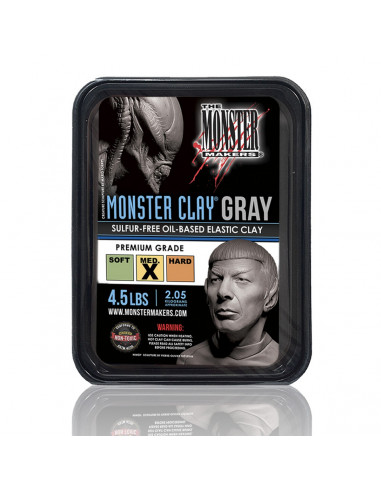 Monster Clay GREY MEDIUM — Professional Modelling Clay