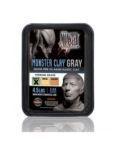 Monster Clay GRAY SOFT -Plasticina de Modelagem Profissional-