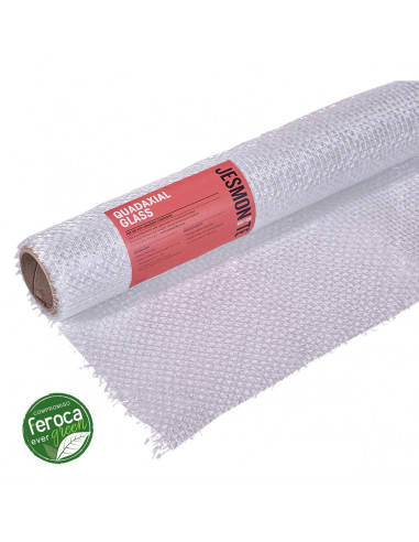 Tejido de vidrio cuatriaxial 180g/m² laminado moldes y paneles - 125 m²
