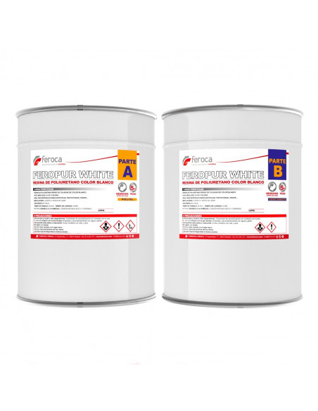 Feropur PR55 WHITE - Resina Poliuretano Branca