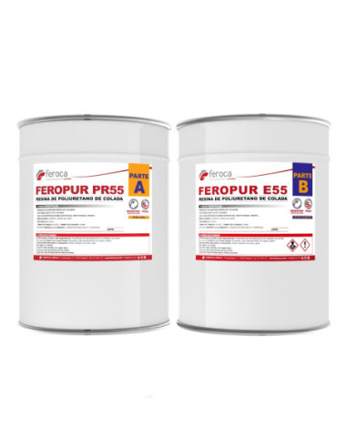 Feropur PR55+E55 -Resina Poliuretano Rígida-