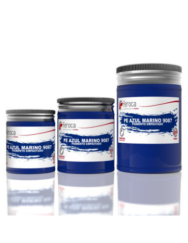 Pigmento opaco in pasta per colorare resine in massa alta concentrazione - 100 g / 250 g / 50 g / Blu Marino