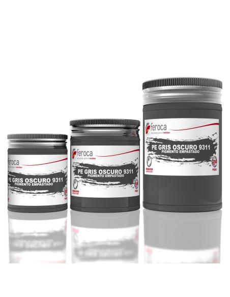 Deckende Pastenpigmente zur Masseeinfärbung von Harzen – 100 g / 250 g / 50 g / Dunkelgrau