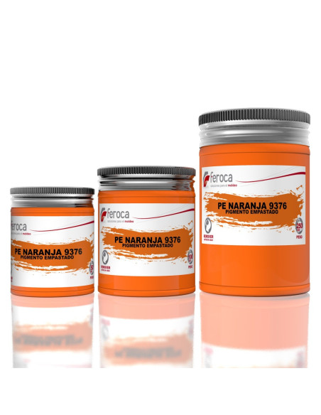 Pigmento opaco in pasta per colorare resine in massa alta concentrazione - 100 g / 250 g / 50 g / Arancione