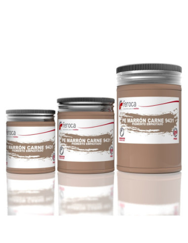 Pigmento opaco in pasta per colorare resine in massa alta concentrazione - 100 g / 250 g / 50 g / Marrone Carne