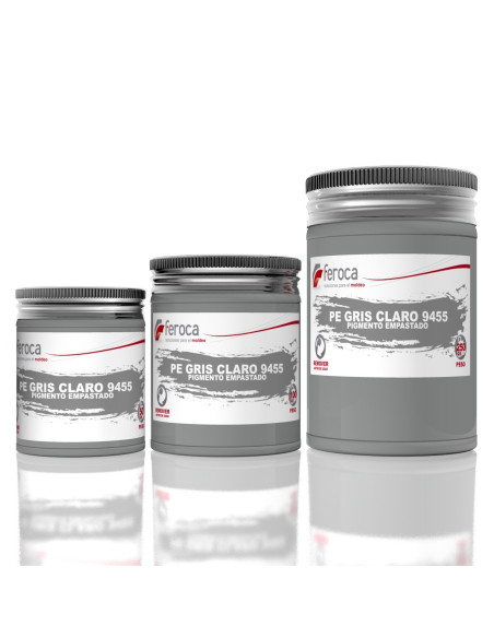 Pigmento empastado opaco para colorear resinas en masa alta concentración - 100 g / 250 g / 50 g / Gris Claro