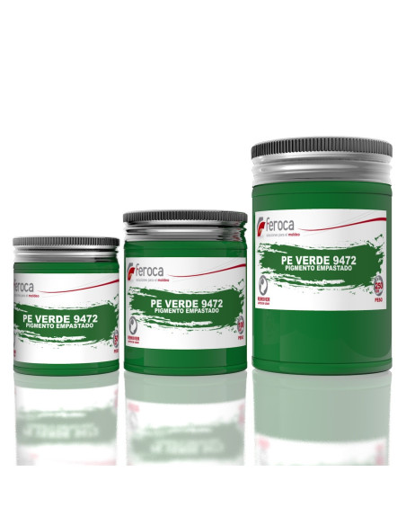 Opaque paste pigment for mass colouring of resins high concentration - 100 g / 250 g / 50 g / Green