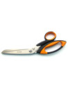 Micro-serrated scissors carbon fibre kevlar aramid – 25 cm / Straight blade