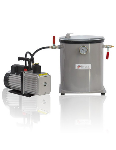 Komplettes Vakuumsystem zum Entgasen