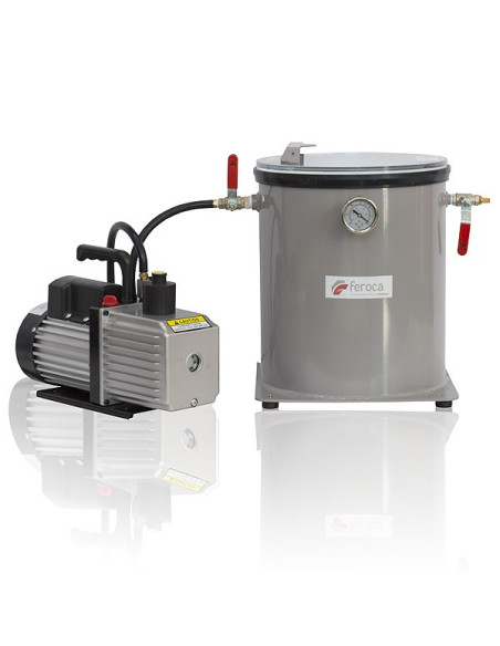 Komplettes Vakuumsystem zum Entgasen