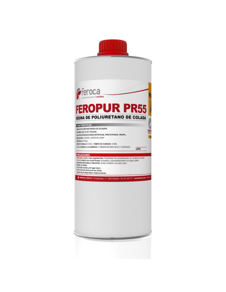 FEROPUR PR 55 Part A two-component rigid polyurethane casting Shore 70D - 1 kg container