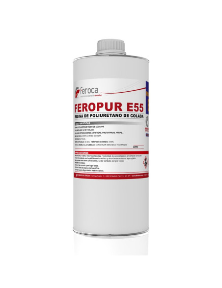 FEROPUR E 55 Partie B durcisseur isocyanate résine polyuréthane rigide 75D - Flacon de 1 kg