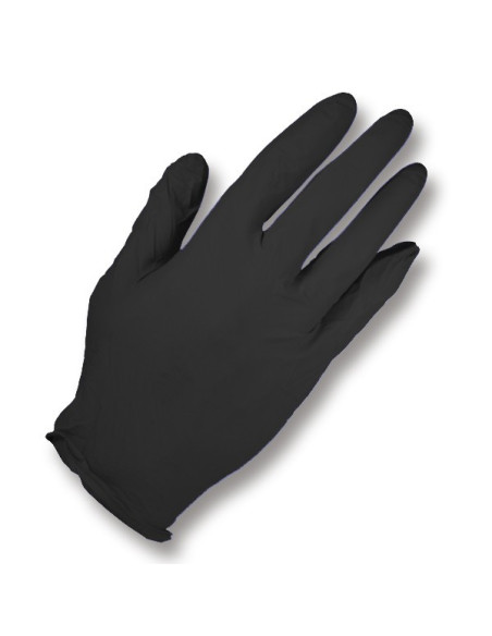 Gants nitrile sans poudre jetables compatibles silicone platine et époxy - M (Médium)