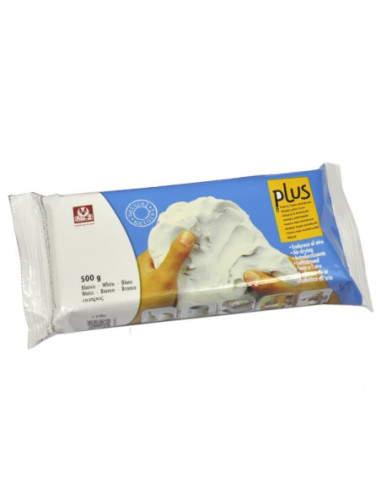Argilla Sio-2 PLUS Bianca indurimento all'aria senza cottura modellazione - 500 g