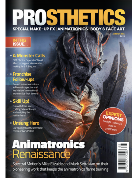 Prosthetics Magazine Nº5 revista efectos especiales prótesis cine Neill Gorton