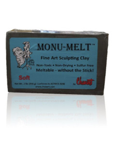 Monu-Melt de Chavant Soft (Dureza blanda)  -Plastilina Profesional para Modelar-