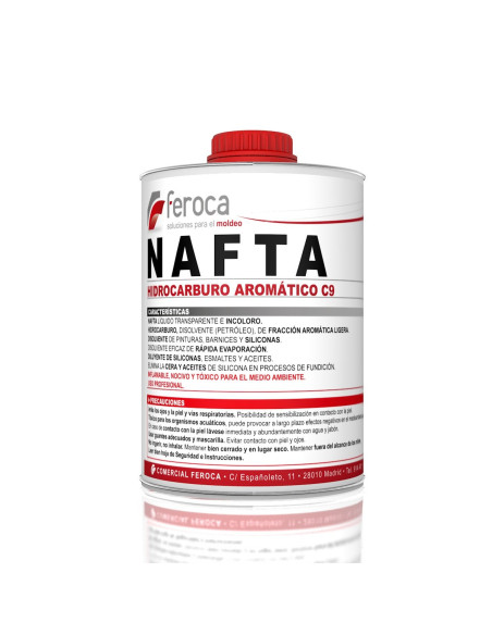 Nafta solvente idrocarburico C9 diluente siliconi smalti evaporazione rapida - 500ml