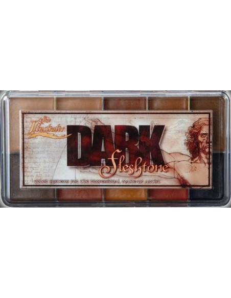 Skin Illustrator Dark Fleshtone Palette