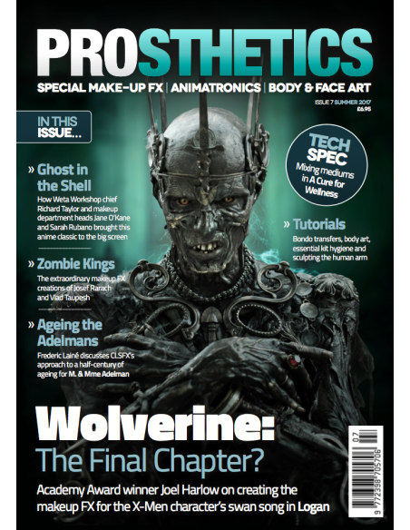 Prosthetics Magazine N°7 magazine FX prothèses cinéma TV Neill Gorton tutoriels