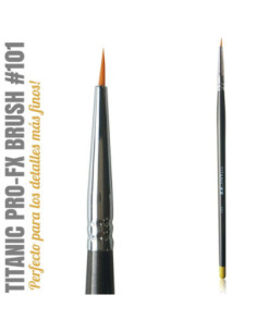 TITANIC PRO-FX BRUSH 101 -Delineador fino-