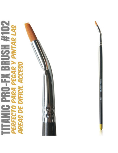 TITANIC PRO-FX BRUSH 102 — Delineatore angolato