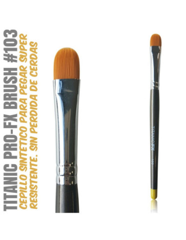 TITANIC PRO-FX BRUSH 103 -Avellanado Medio-