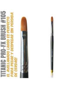 TITANIC PRO-FX BRUSH 105 -Avellanado Largo-