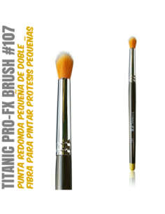 TITANIC PRO-FX BRUSH 107 -Stipple punta redonda pequeño-