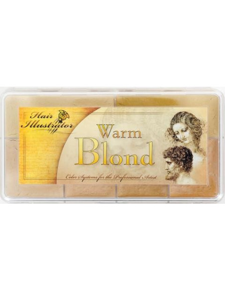 Hair Illustrator Warm Blonde Palette