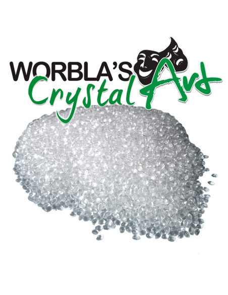 Worbla's Crystal Art. Transparenter Thermoplast in Mikrokügelchen