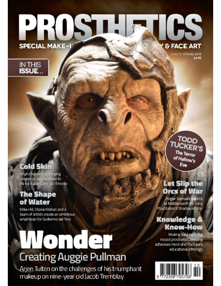 Prosthetics Magazine Nº10 magazine FX prothèses cinéma Neill Gorton tutoriels