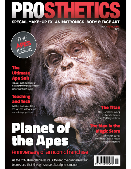 Prosthetics Magazine Nº11 revista FX prótesis cine TV Neill Gorton tutoriales