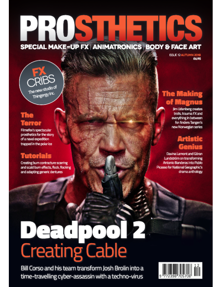 Prosthetics Magazine Nº12 magazine effets spéciaux cinéma TV Neill Gorton