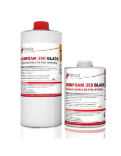 SKINFOAM 350 BLACK -Espuma Flexible de Piel Integral Negra
