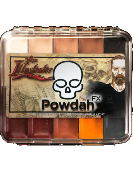 Skin Illustrator Powdah On Set Palette