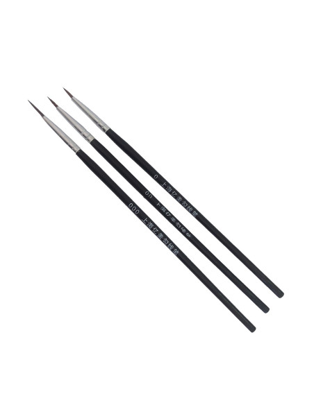 Pinceles Nylon -Set 3 unidades-