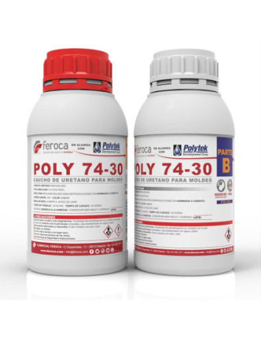 Poly 74-30 -Caucho de Poliuretano para moldes-