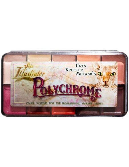 Palette trucco alcool Skin Illustrator PolyChrome 10 colori copertura tatuaggi