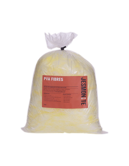 Fibres de PVA synthétiques renfort ciment polymérique haute résistance 1kg
